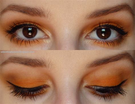 Orange Eye Makeup For The Summer Adjusting Beauty