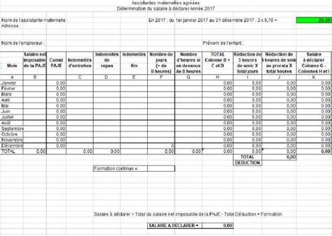 Calcul Des Imp Ts Assistantes Maternelles Net