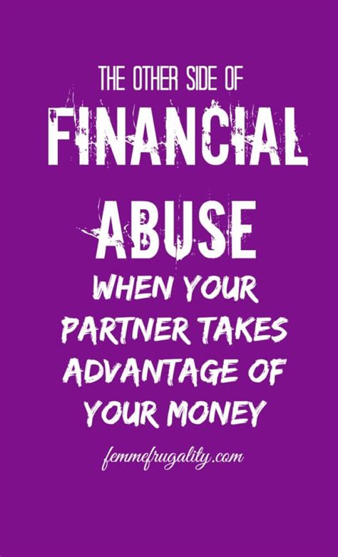 Financial Abuse My Partner Nearly Drained Me Dry Femme Frugality