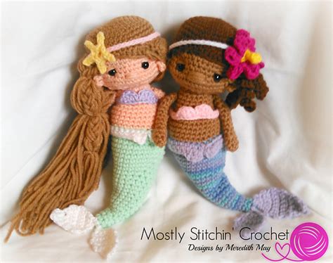 Ravelry Mermaid Doll Pattern By Mostly Stitchin Crochet Designs By