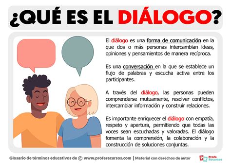 qué es el dialogo definición de diálogo