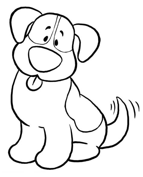 Puppy coloring page with top 30 free printable puppy coloring from cute puppy coloring pages , source:coloringpageforkids.co. Simple Dog Coloring Pages | eKids Pages - Free Printable ...