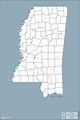 Mississippi free map, free blank map, free outline map, free base map ...