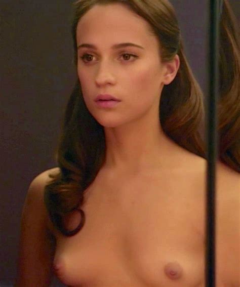 Alicia Vikander Nude Tits On Close Up Photo Hot Nude Celebrities Sexy