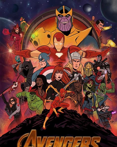 Produced by marvel studios and distributed by walt disney studios motion pictures, it is the sequel to the avengers (2012) and avengers: Avengers: Infinity War poster comic style by John Black ...