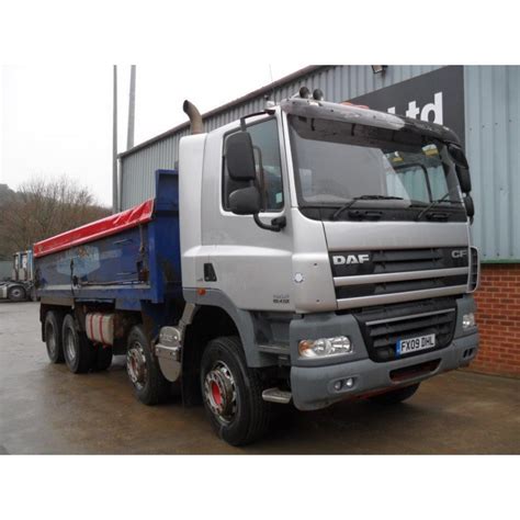 Daf Cf85 410 8x4 Steel Tipper Manual Gearbox Euro 5 Commercial