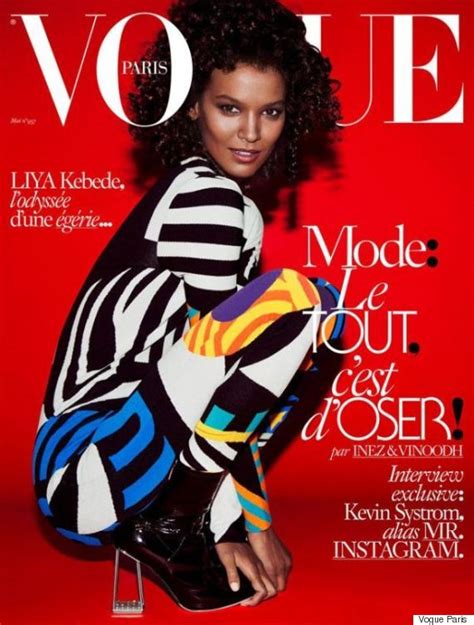 Vogue Paris May 2015 Issue Features The Magazines First Black Cover