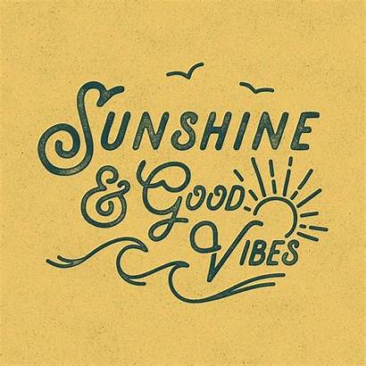 Vibes Quotes Happy Sunshine Calligraphy Quote Tattoo