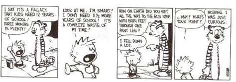 Calvin And Hobbes Comic Strips Calvin And Hobbes School