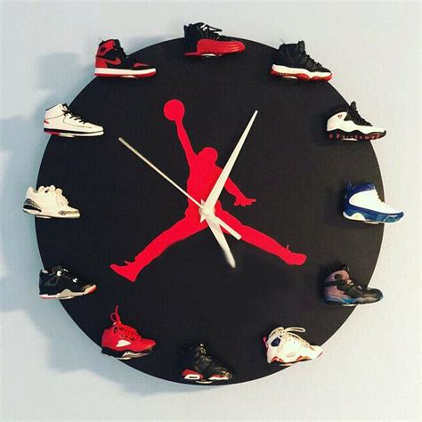 New Handcrafted 16 3d Jordan 1 12 Sneakers Clock