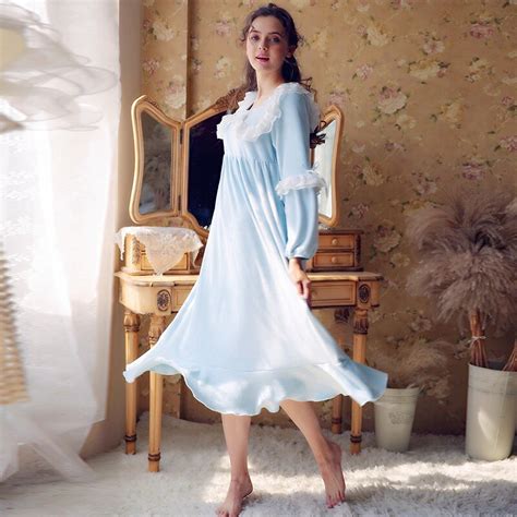 Buy 2018 Retro Nightdress Victorian Style Plus Size