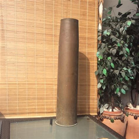 Giant Extra Large Size Bullet Rocket Rocket Vintage Copper