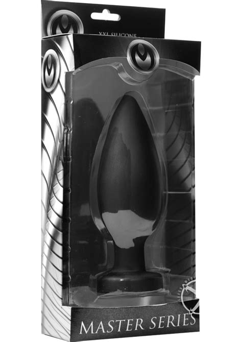 colossus xxl silicone huge butt plug 7 inches master series orgasmic deals