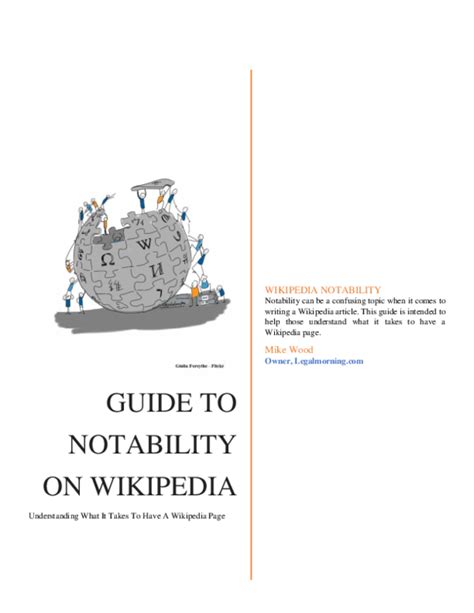 Pdf Guide To Notability On Wikipedia Mike Wood