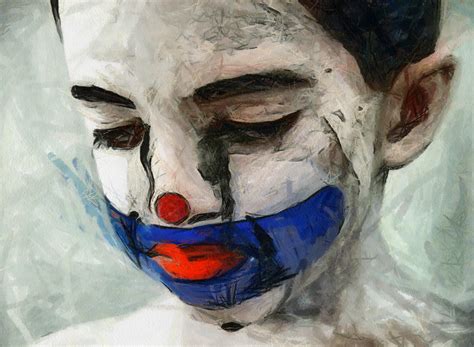 Sad Clown Boy By Jessica Art On Deviantart