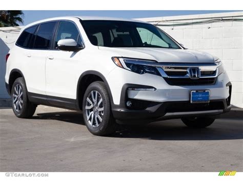 2019 White Diamond Pearl Honda Pilot Ex 132977956 Car