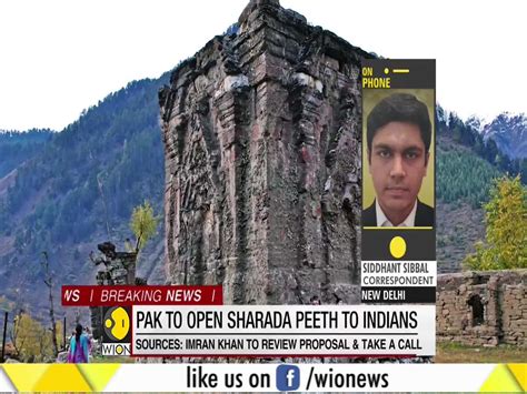 Pak Foreign Ministry Submits Proposal For Opening Sharada Peeth World
