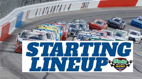 NASCAR Starting Lineup For Sunday S O Reilly Auto Parts At Texas Motor Speedway Athlon Sports