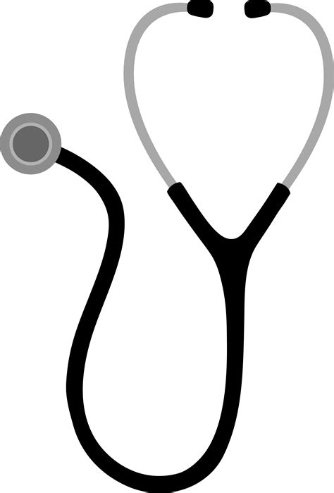 Free Stethoscope Clipart Black And White Download Free Stethoscope