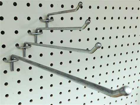 100 Zinc Assorted Pegboard Metal Hooks Multi Size Peg Hook Bundle 4 6 8 And 10 25 Each