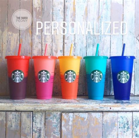 Starbucks Color Changing Cup Starbucks Tumbler Starbucks Etsy
