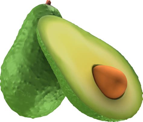 3d Avocado Fruit Illustration 17225622 Png