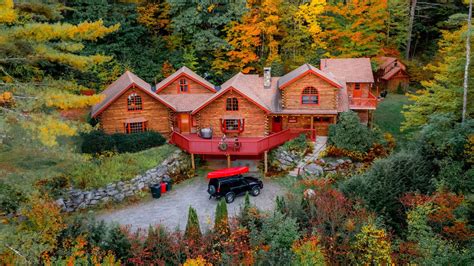 Epic Autumn Log Cabin Experience 🍁 Fall Foliage In The Berkshire