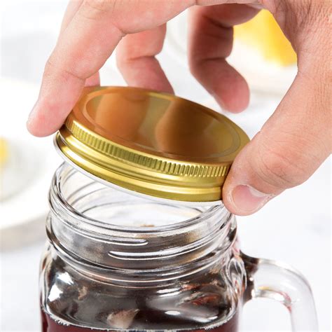 Core Gold Metal Drinking Jar Lid 12pack