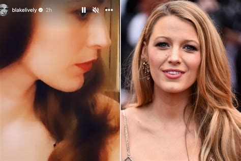Blake Lively Posts Sultry Dark Haired Selfie As Its Revealed Shell