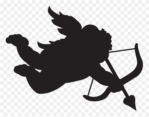 Cupid Silhouette Clip Art Cupid Clipart Stunning Free Transparent