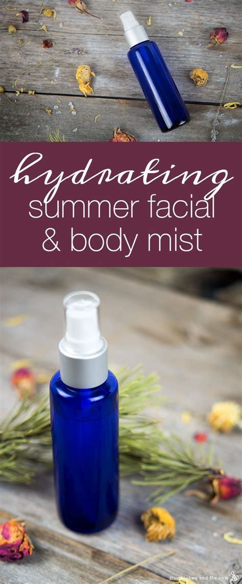 Hydrating Summer Facial And Body Mist Humblebee And Me Body Mist Diy