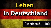 Leben in Deutschland Test | Questions 51- 100 | Part 2 |# ...