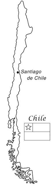 Laminas Colegiales Para Imprimir Y Recortar Mapa Y Bandera De Chile
