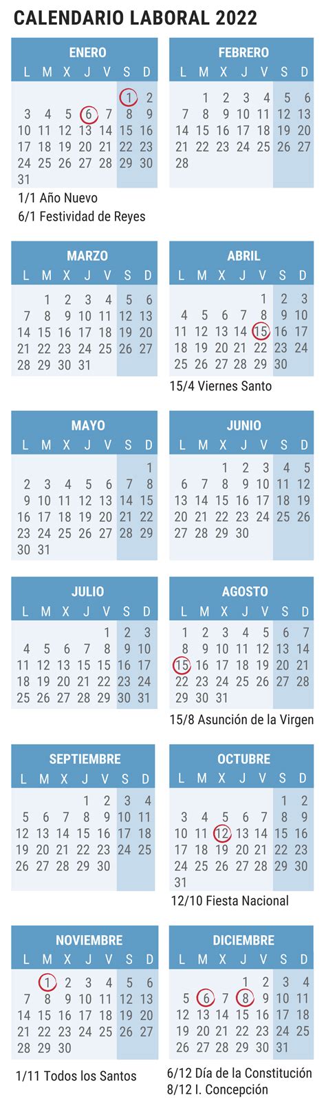 Reafirmar Morbosidad Rizado Calendario 2022 Con Festivos Ser Amado