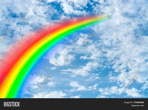 Rainbow Sky Beautiful Image And Photo Free Trial Bigstock