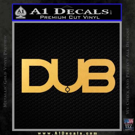 Dub Decal Sticker Logo A1 Decals