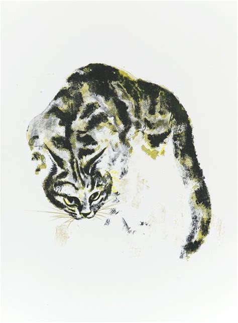 Hans Erni Swiss 1909 2015 The Cat Le Chat Lithograph 1953