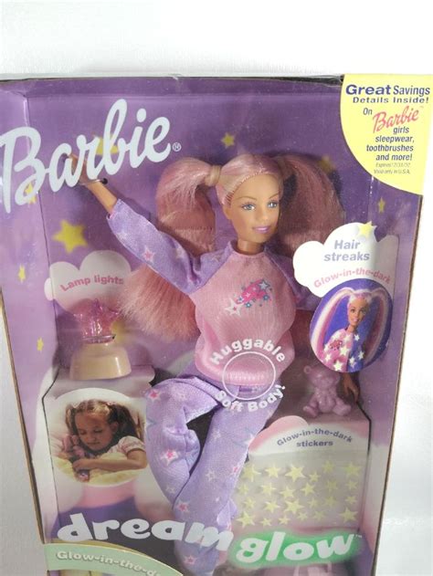2001 Dream Glow Barbie Hair Streaks Glow In The Dark Hair Clips Lamp