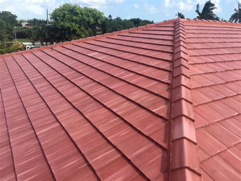 Red Roof Tiles In Sunset Miami Dade — Miami General Contractor