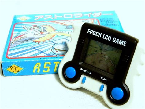 90s Retro Epoch Lcd Handheld Game Astro Rider Boxed Great Condition