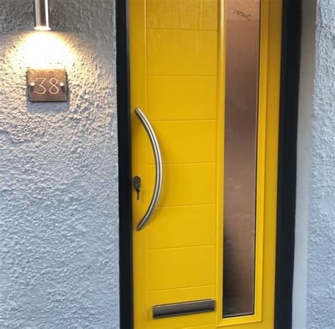 Customer Photo Buttercup Yellow Bohemia Long Composite Door