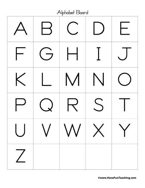 See below six sample pages, two with capital letters a to z, then a further four pages with groups of capital letters for cutting out. Uppercase Letters - Letter