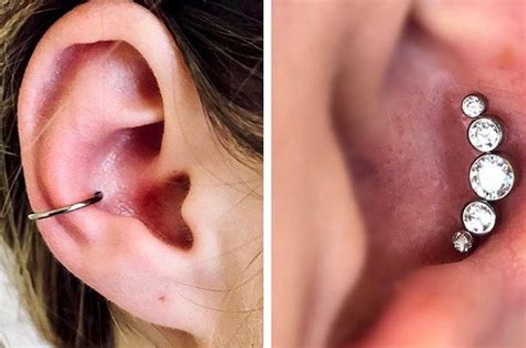Einfach Nur 15 Verschiedene Arten Dein Ohr Zu Piercen Piercings Ohr