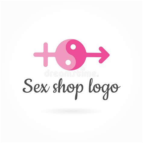 Calibre De Logo De Boutique De Sexe Concept Adulte De Magasin Illustration De Vecteur