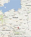 Krakow on Poland Map