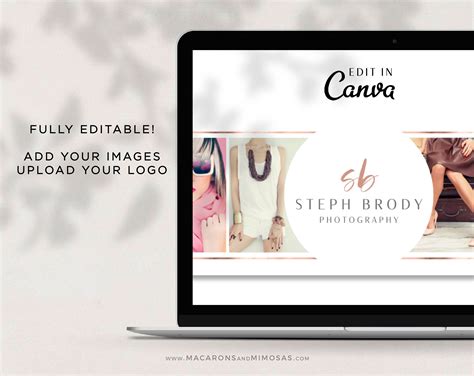 Facebook Cover Template Canva Facebook Banner Facebook Etsy Uk