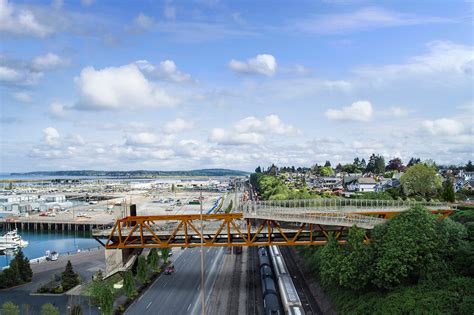 19m Bridge For People And Pipes Will Open This Fall On Everett Waterfront