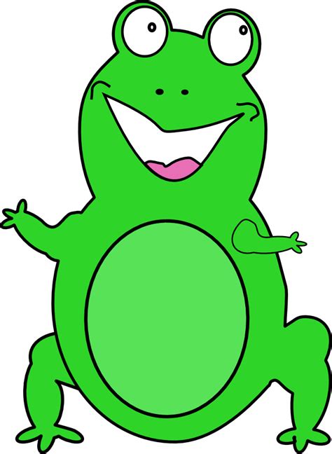 Onlinelabels Clip Art Happy Frog
