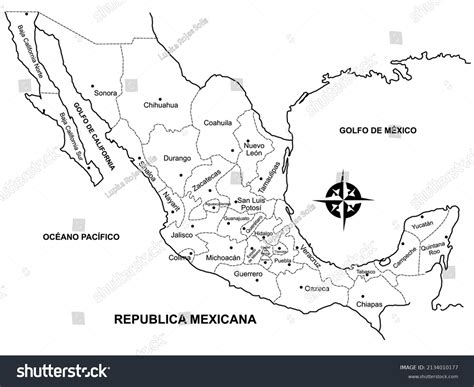 10 Imágenes De Mapa De La República Mexicana Con Nombres Imágenes