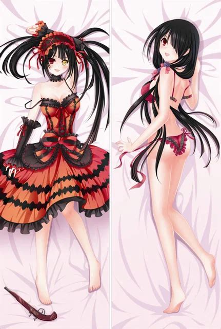 Free Shipping Anime Dakimakura Hugging Pillow Case Tokisaki Kurumi Date